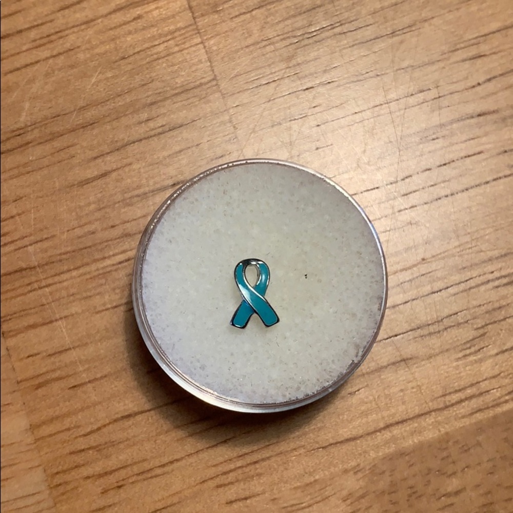 Origami Owl Light Blue Awareness Ribbon Charm